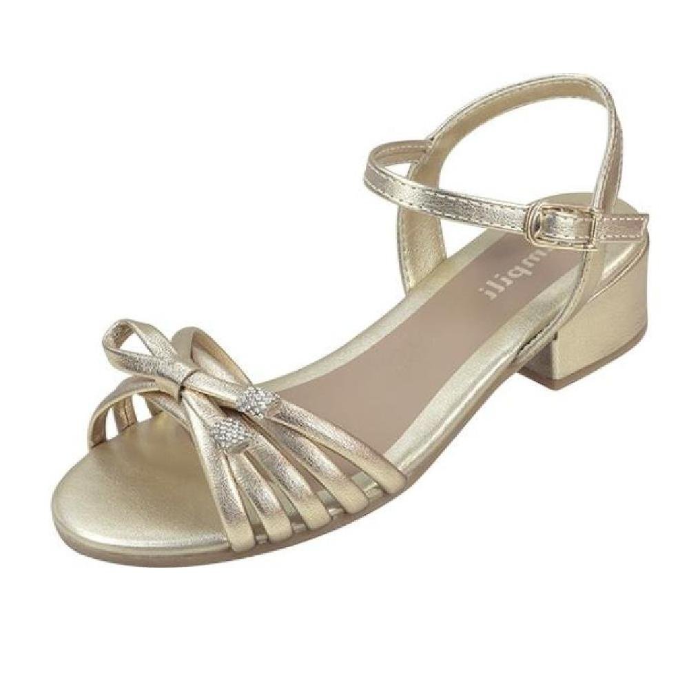 SANDALIA PAMPILI FANCY MENINA Dourado 4