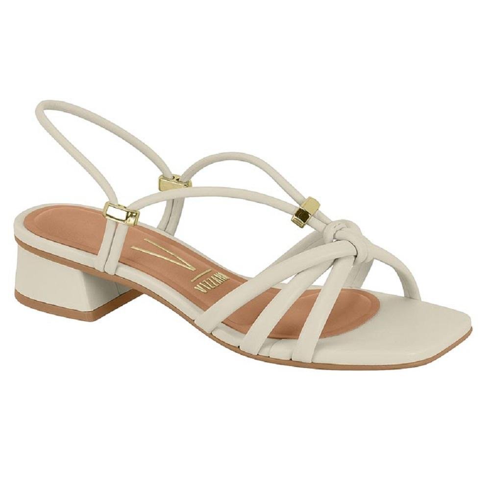 SANDALIA VIZZANO SALTO BLOCO REF 6454.129.14404 FEMININO Branco Off 3