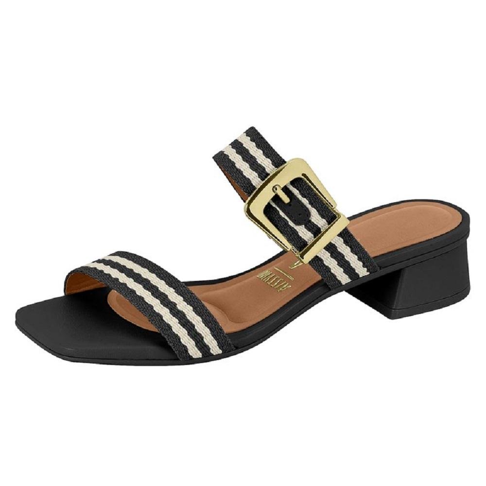 SANDALIA VIZZANO SALTO BLOCO REF 6454.130.7663 FEMININO Preto 2