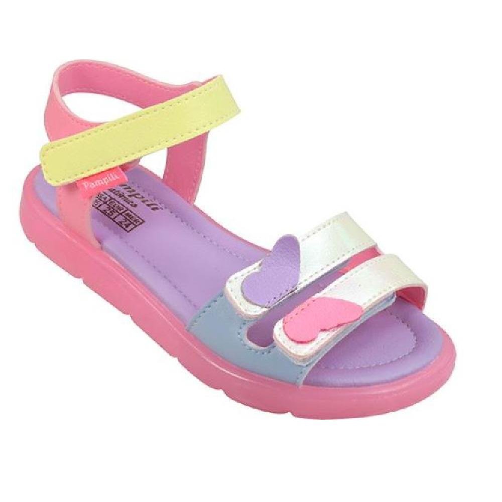 SANDALIA PAMPILI LULLI LED MENINA Roxo/Rosa 3