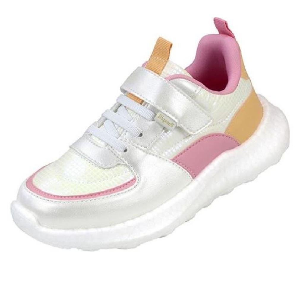 TENIS PAMPILI BUBBLE REF 746.018 MENINA Branco/Rosa 2