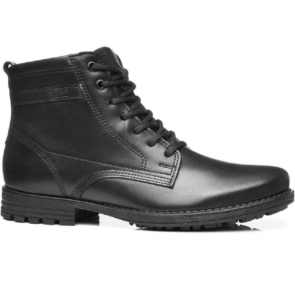BOTA PEGADA EM COURO REF 180732 MASCULINO Preto 3