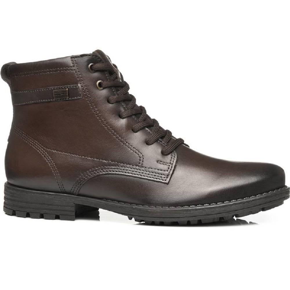 BOTA PEGADA EM COURO REF 180732 MASCULINO Marrom 1