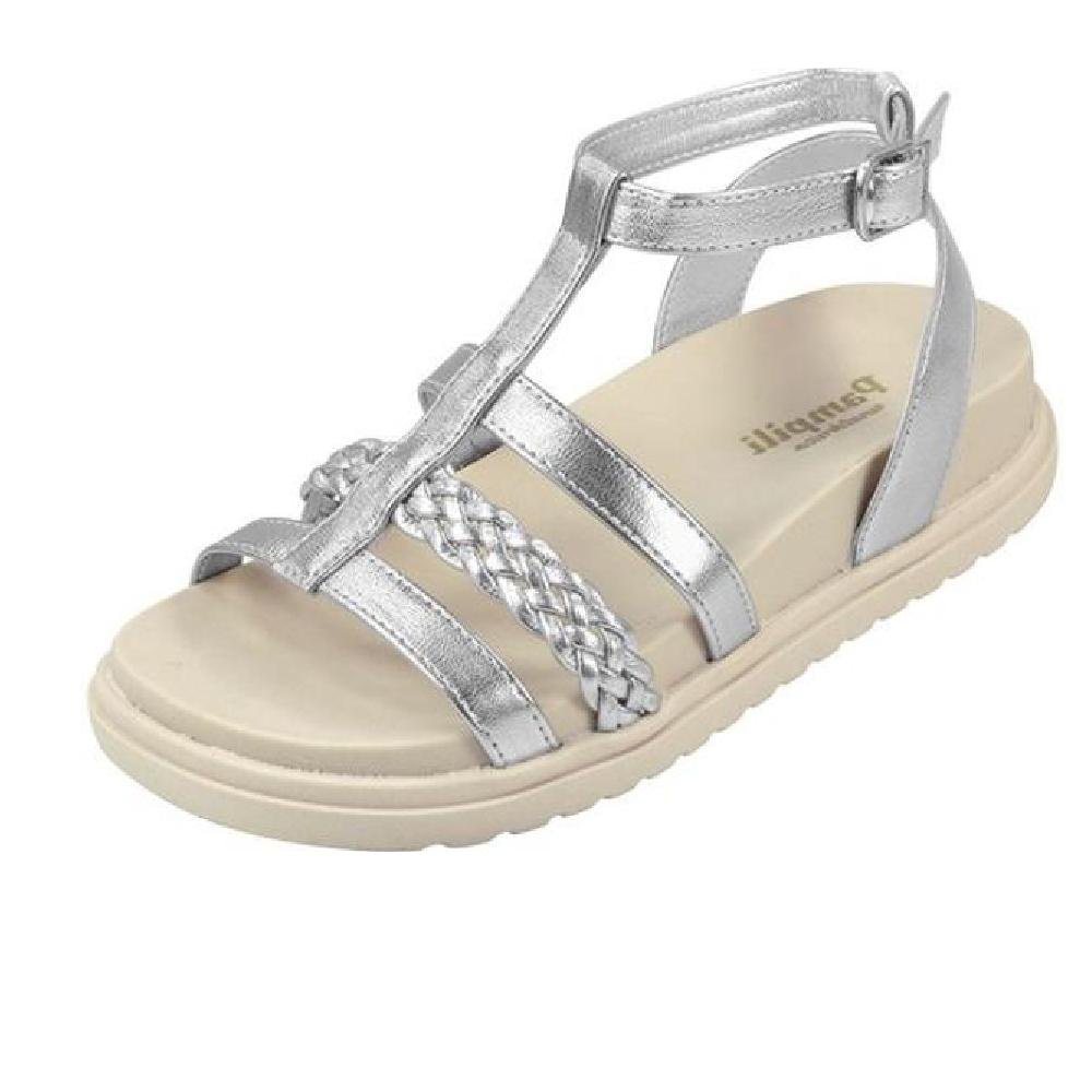 SANDALIA PAMPILI OLIVIA MENINA Prata 4