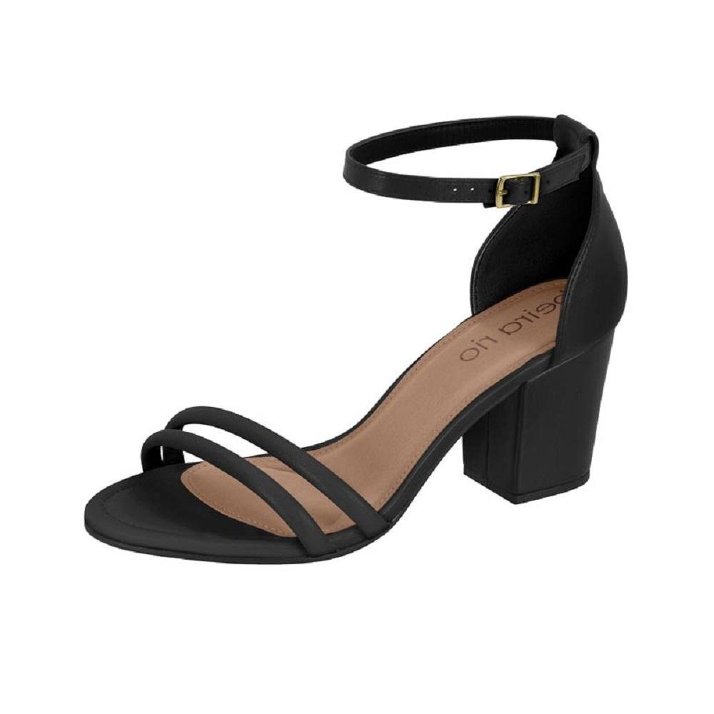 SANDALIA BEIRA RIO SALTO BLOCO REF 8280.688.23727 FEMININO Preto 6