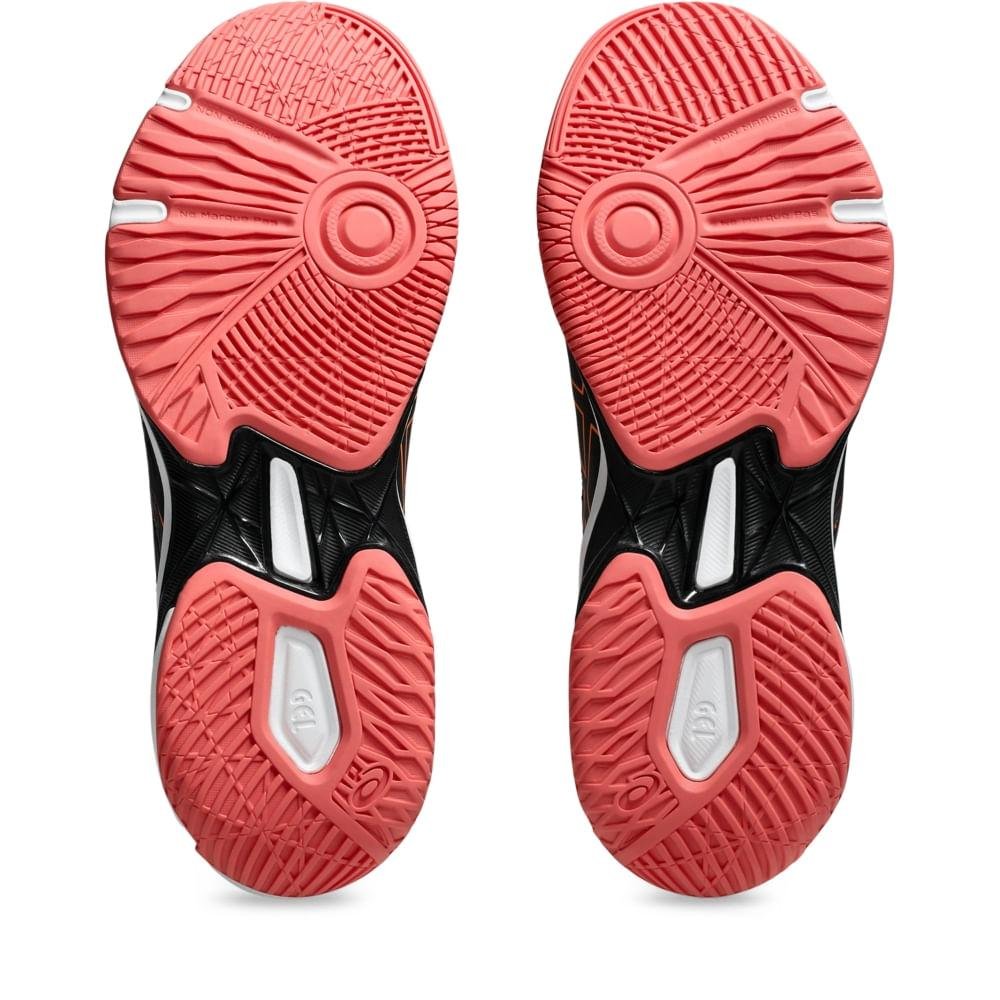 TENIS ASICS GEL-ROCKET 11 FEMININO Preto/Laranja 5