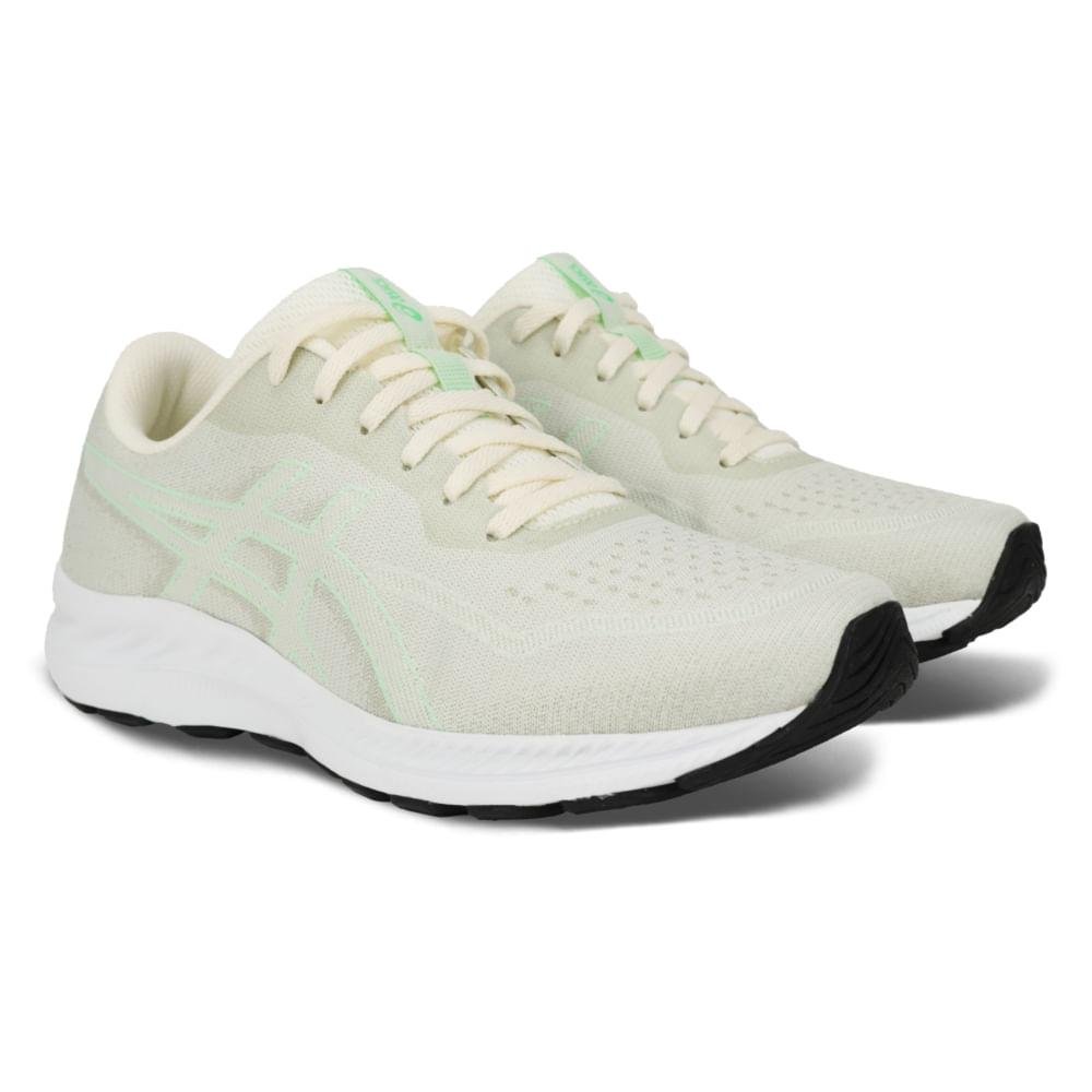TENIS ASICS UGOKI FEMININO Bege/Verde 3