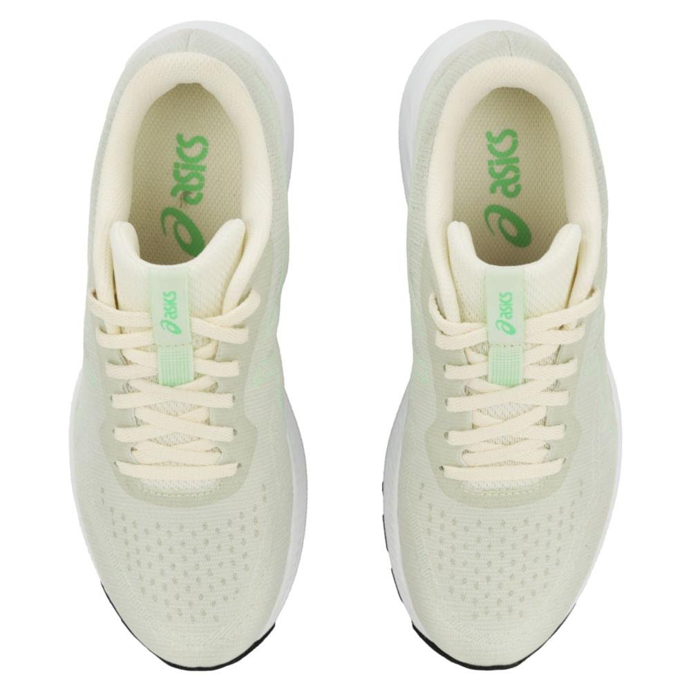 TENIS ASICS UGOKI FEMININO Bege/Verde 4