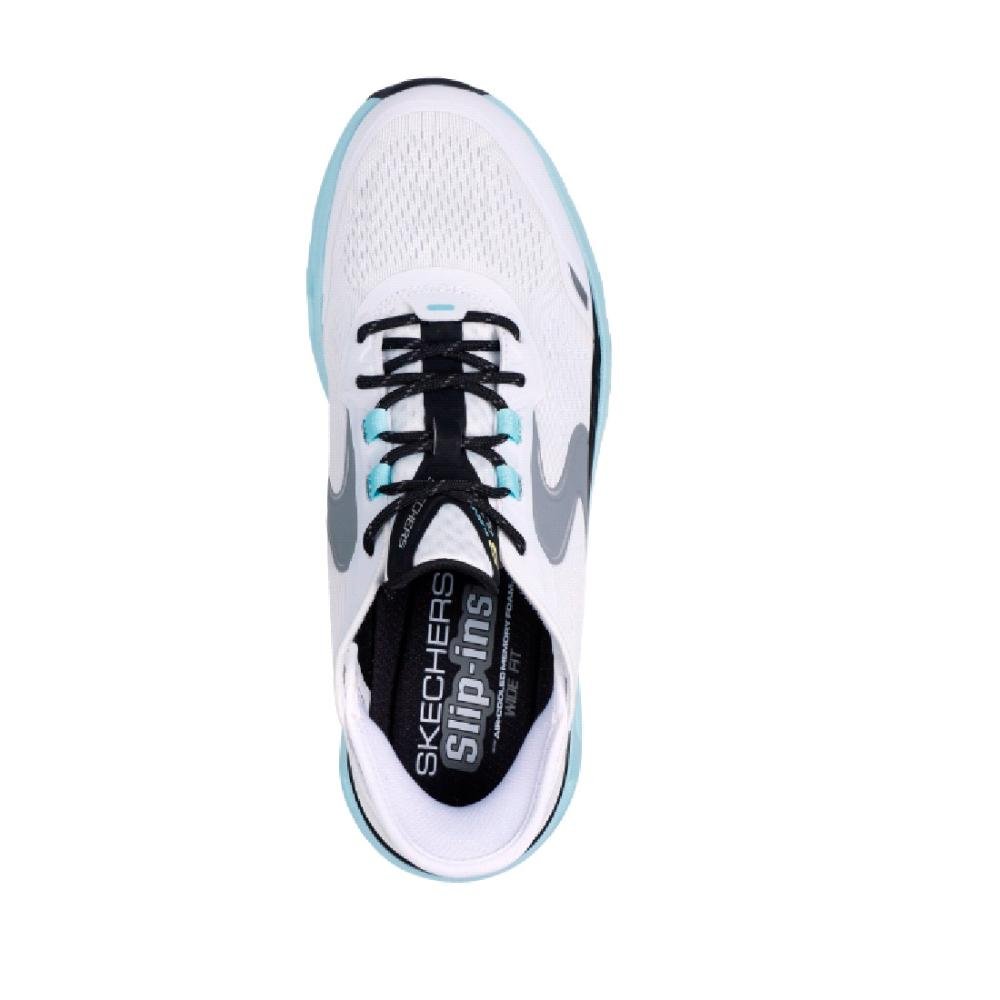TENIS SKECHERS GLIDE-STEP ALTUS MASCULINO Branco/Azul 4