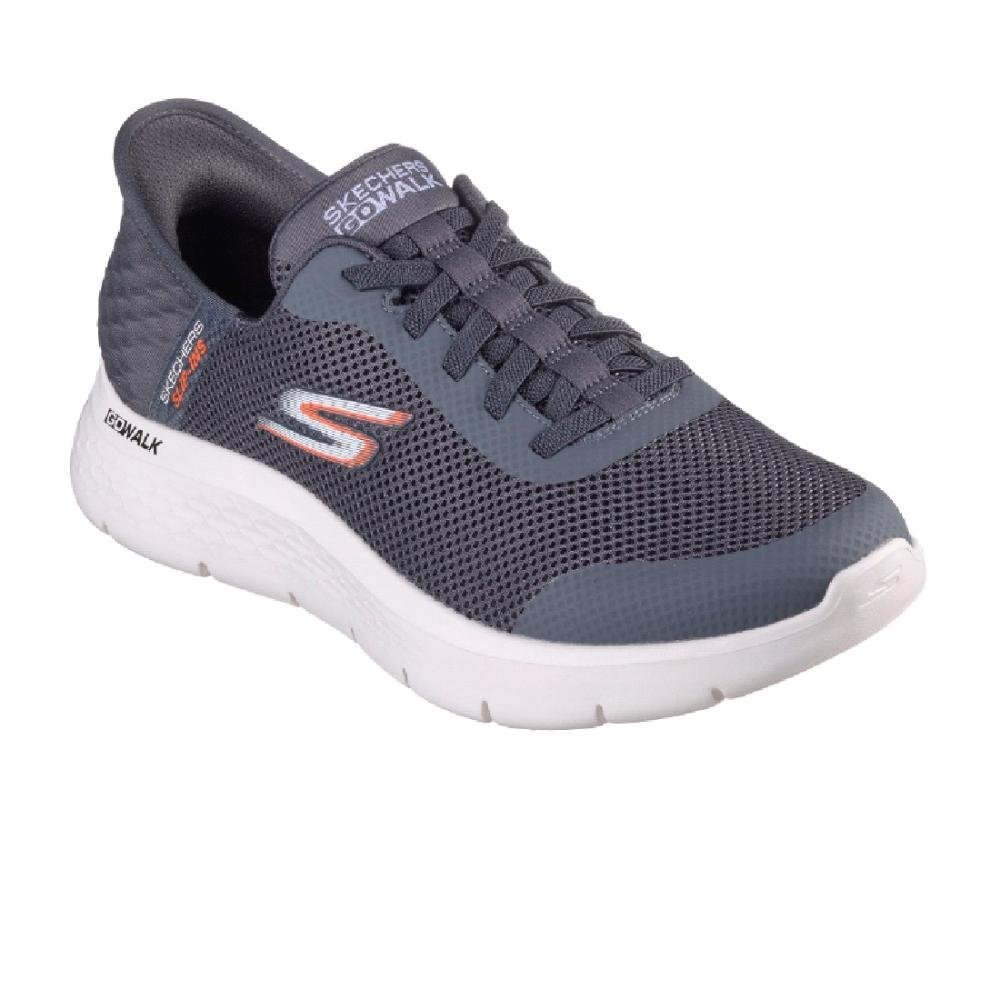 TENIS SKECHERS GO WALK FLEX - HANDS UP MASCULINO Grafite 3