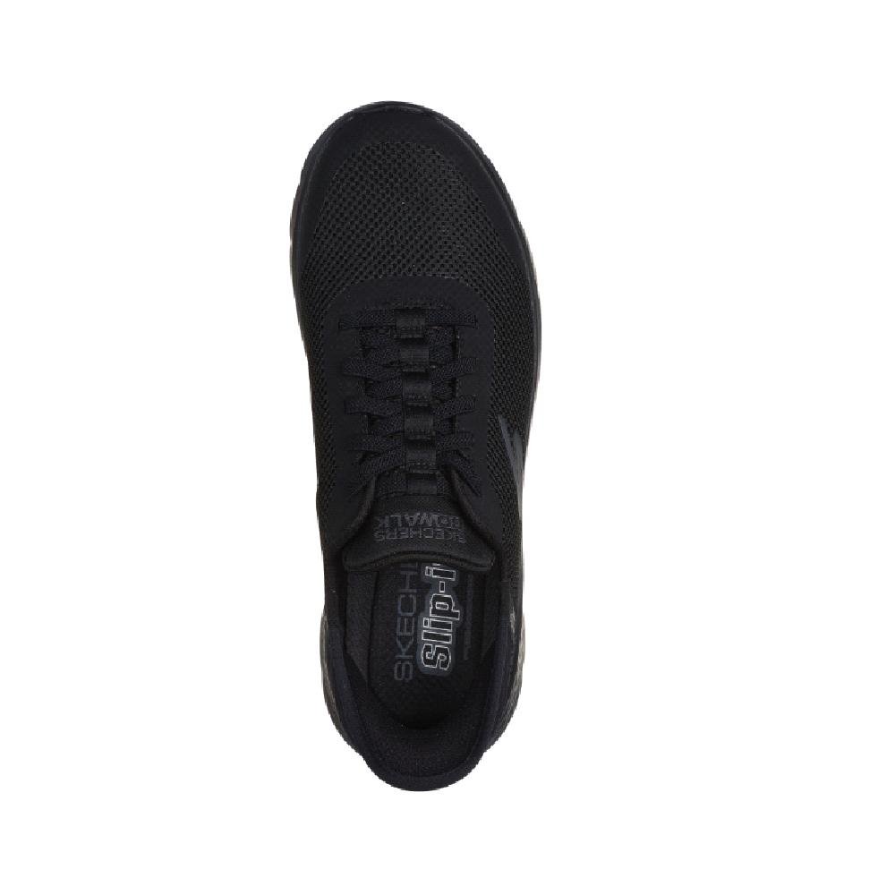 TENIS SKECHERS GO WALK FLEX HANDS UP REF 216324 MASCULINO Preto 4