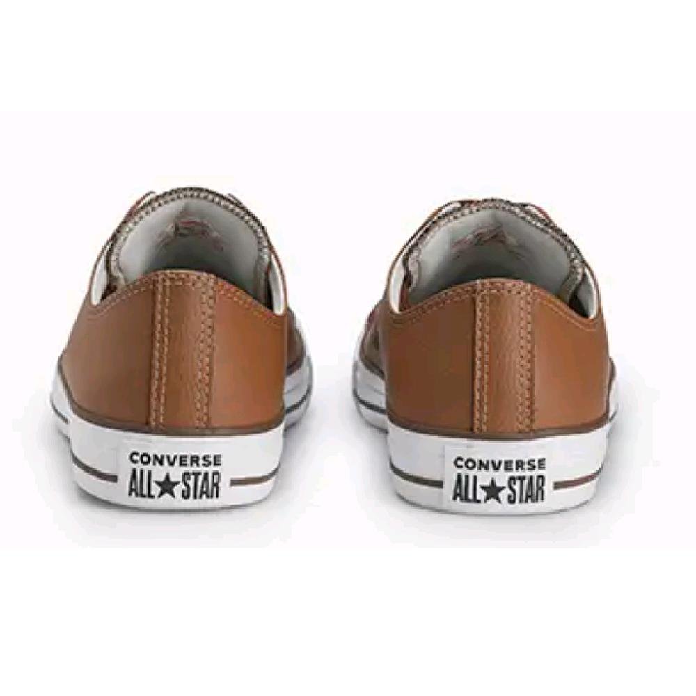 TENIS ALL STAR CHUCK TAYLOR CANO BAIXO REF CT045 UNISSEX Marrom/Branco 5