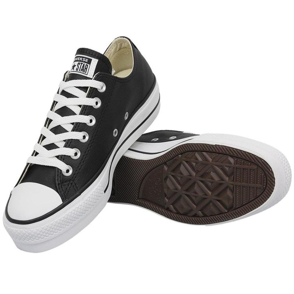 TENIS ALL STAR CHUCK TAYLOR LIFT REF CT0983 CANO BAIXO Preto/Branco 3