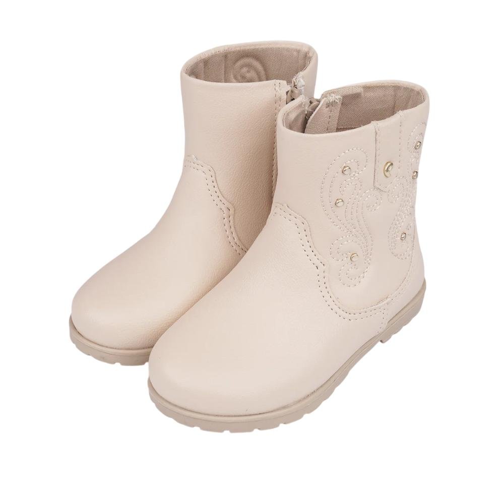 BOTA PAMPILI RUBI WESTERN REF 141.087 MENINA Creme 3