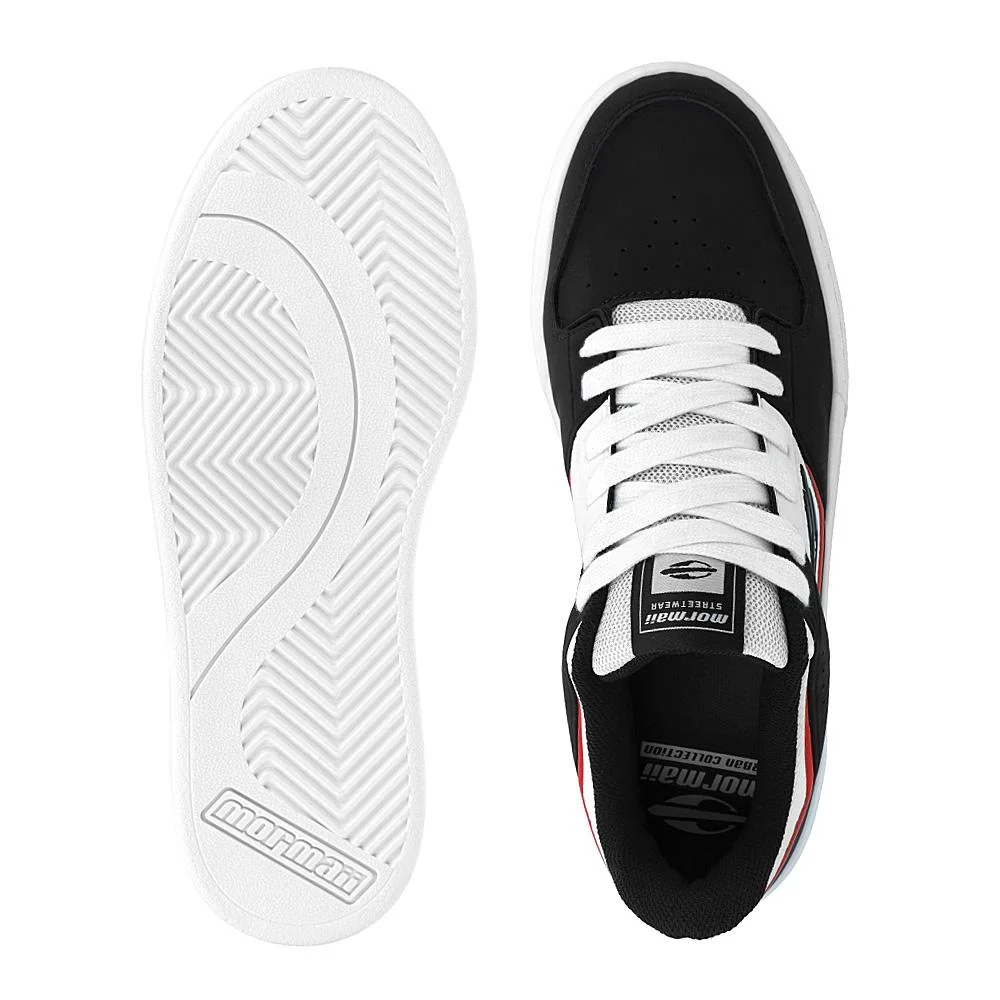 TENIS MORMAII URBAN JOACA REF 203397 MASCULINO Preto/Vermelho