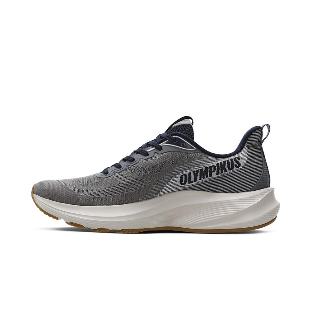 TENIS OLYMPIKUS CIRCUITO MASCULINO Cinza Escuro/Azul 2