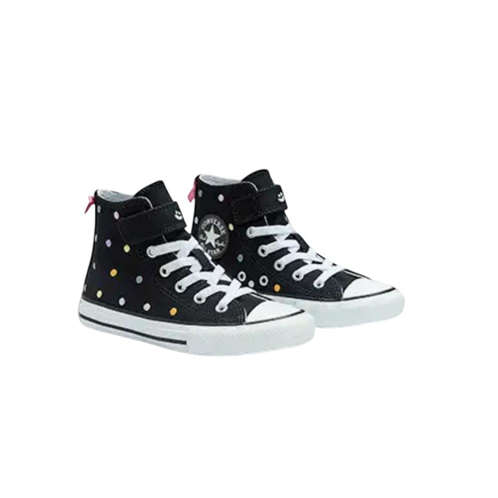 TENIS ALL STAR CHUCK TAYLOR 1V POLKA DOTS CK1241 INFANTIL Preto/Branco 3