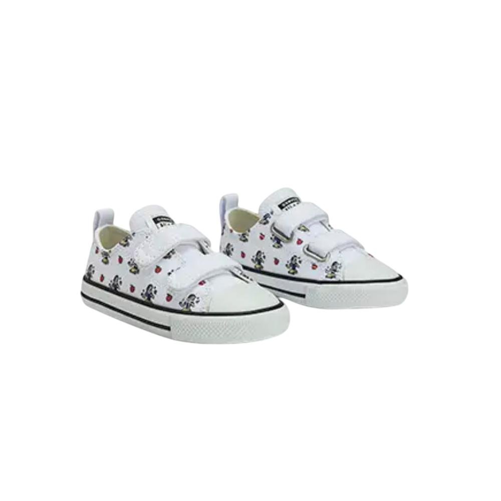 TENIS ALL STAR CHUCK TAYLOR 2V REF CK1373 INFANTIL Branco/Preto 3