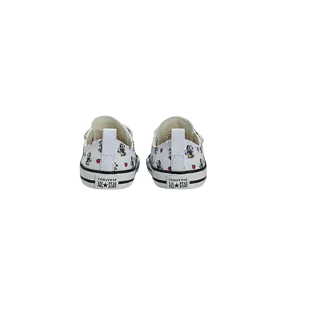 TENIS ALL STAR CHUCK TAYLOR 2V REF CK1373 INFANTIL Branco/Preto 4
