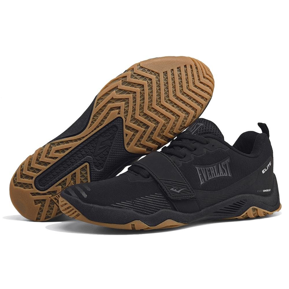 TENIS EVERLAST ELITE MASCULINO Preto/Cinza 3