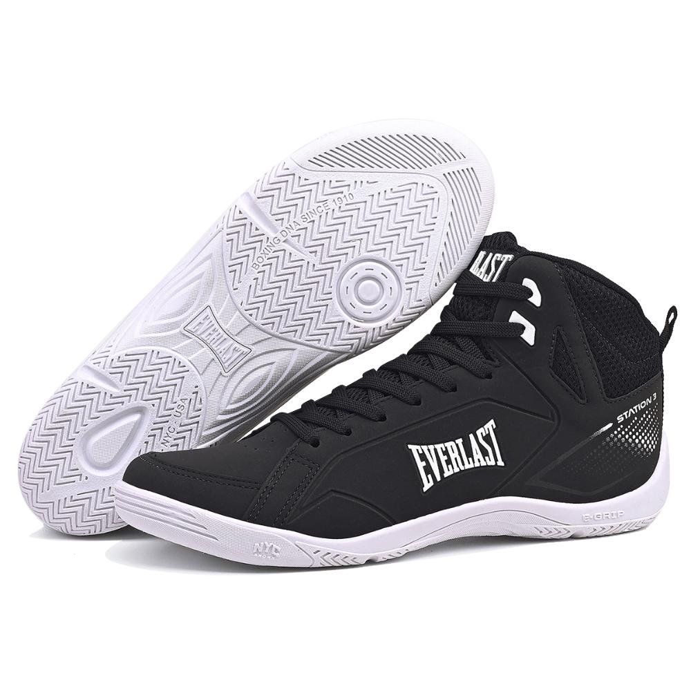 TENIS EVERLAST STATION 3 MASCULINO Preto/Branco 3