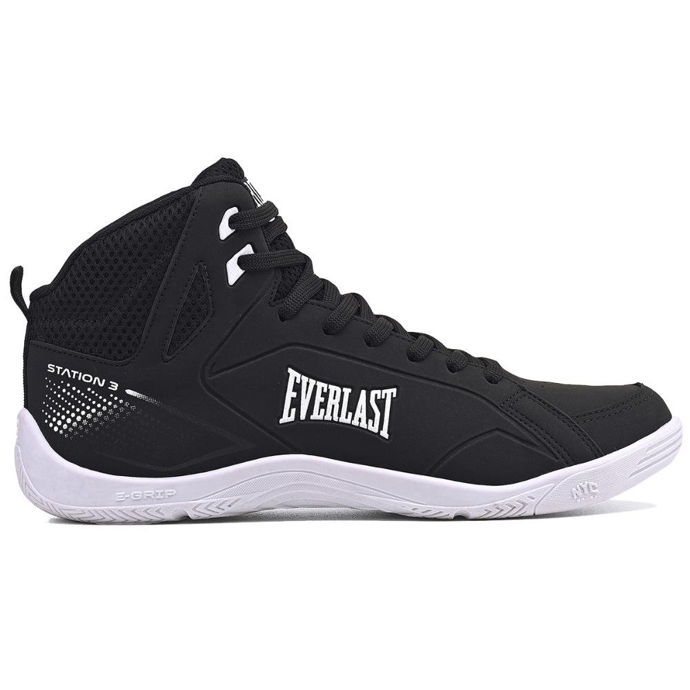 TENIS EVERLAST STATION 3 MASCULINO Preto/Branco 6