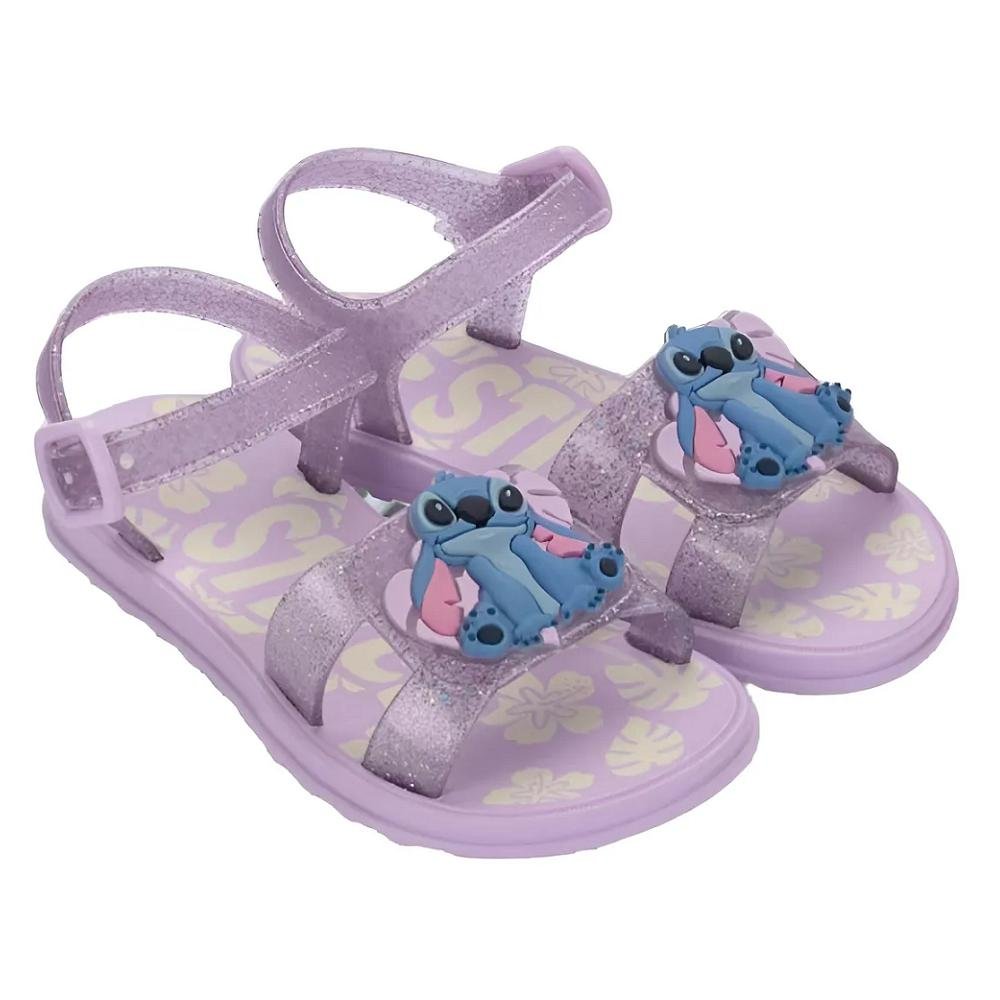 SANDALIA GRENDENE KIDS STITCH PET SHOP REF 23321 INFANTIL Lilás 3