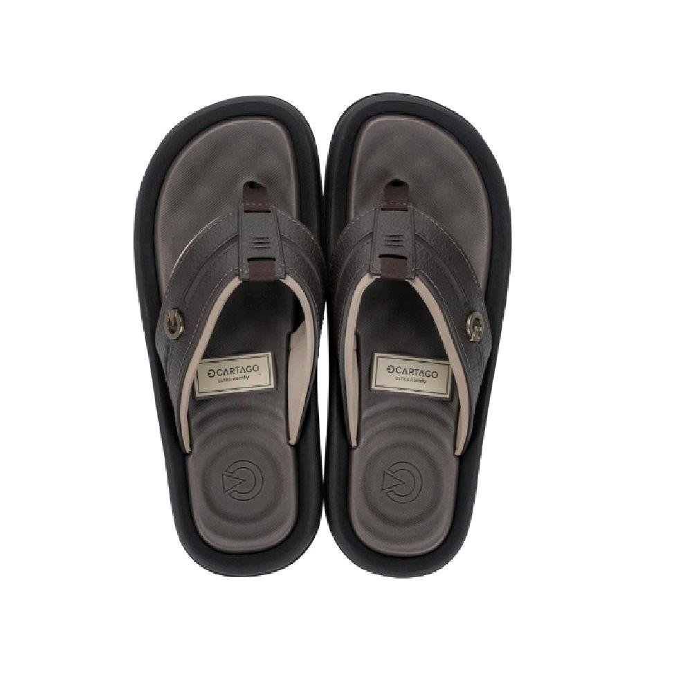 CHINELO CARTAGO FIJI VI DE DEDO REF 12525 MASCULINO Marrom/Bege 4