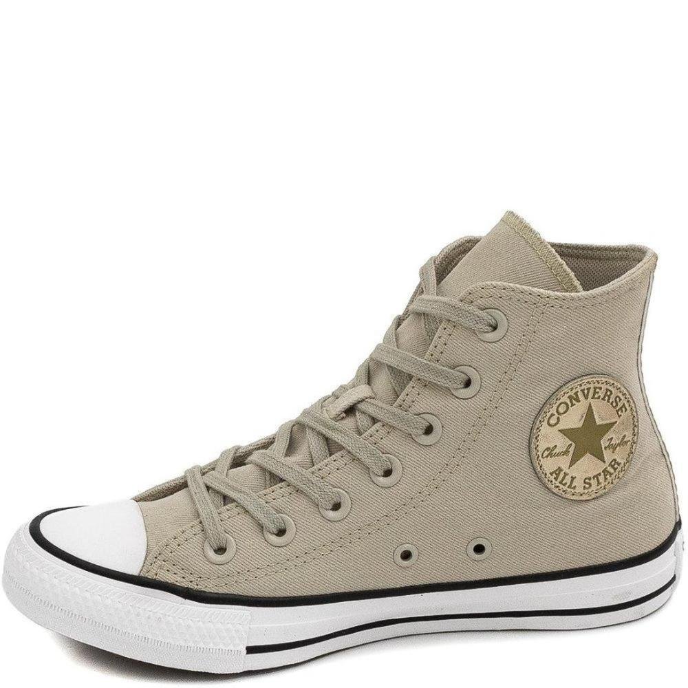 TENIS ALL STAR CHUCK TAYLOR CANO ALTO REF CT1729 UNISSEX Bege/Dourado 2