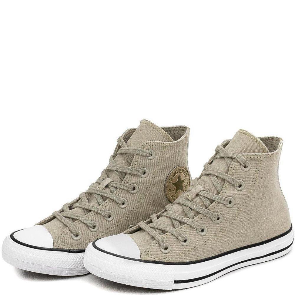 TENIS ALL STAR CHUCK TAYLOR CANO ALTO REF CT1729 UNISSEX Bege/Dourado 3