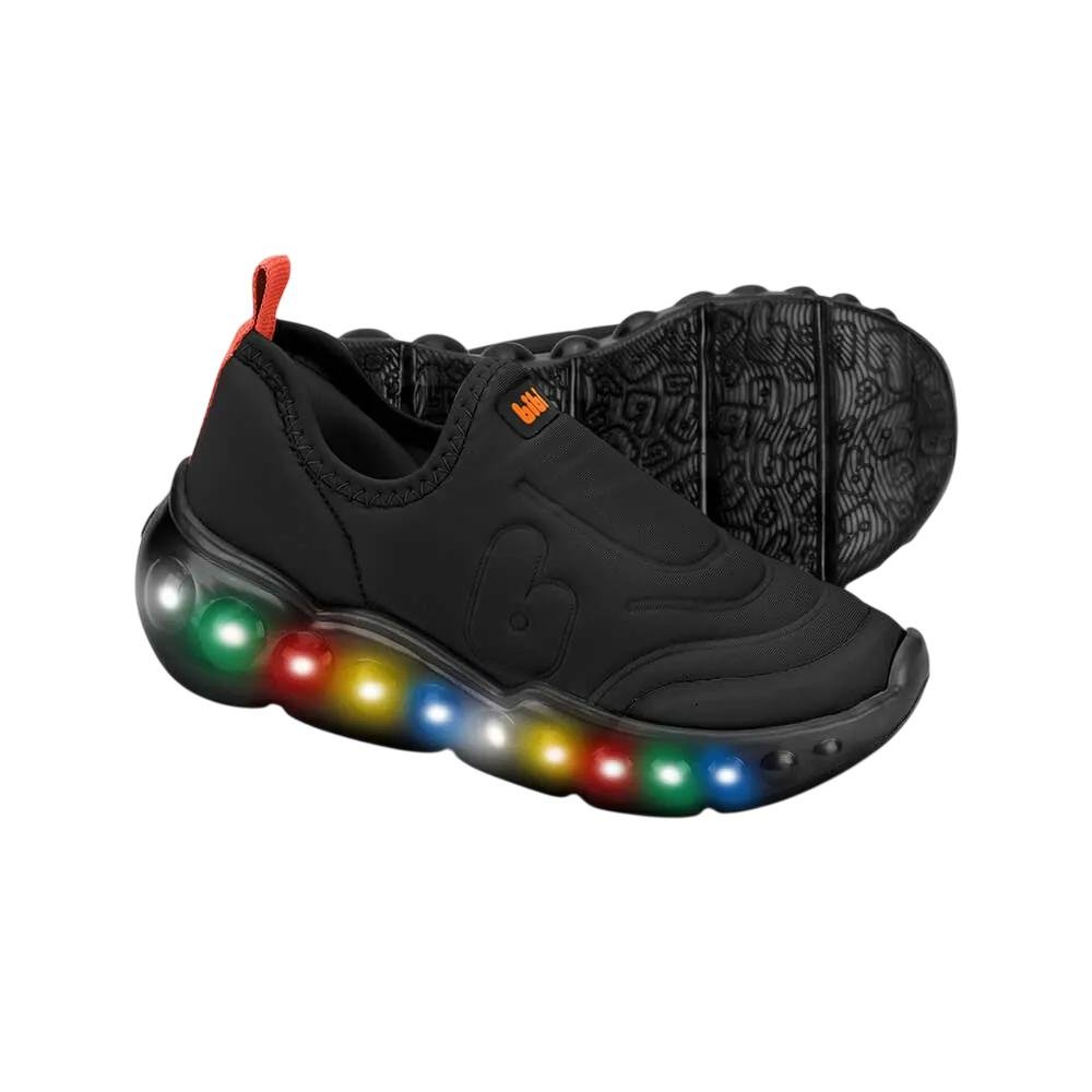 TENIS BIBI ROLLER CELEBRATION 3.0 LYCRA LUZ REF 12520 MENINO Preto 4