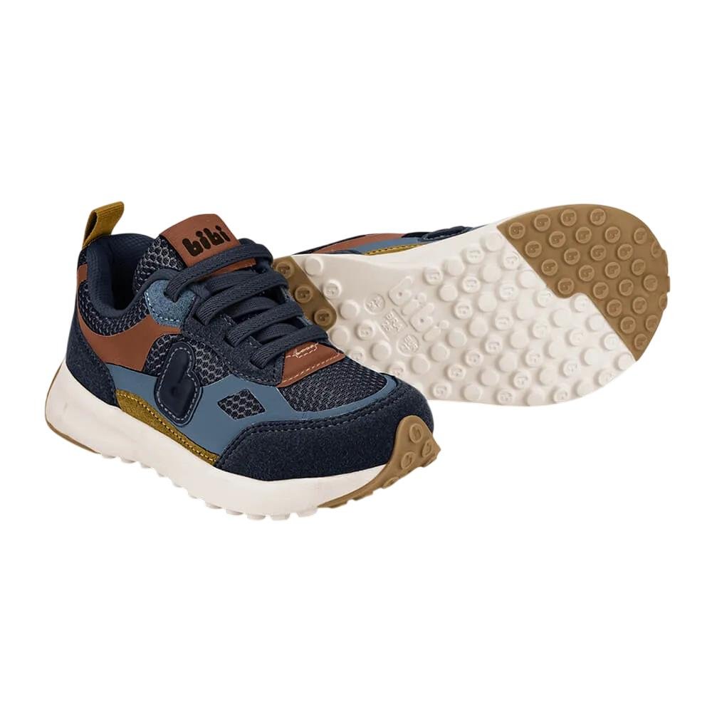 TENIS BIBI JOGGING REF 1236 MENINO Marinho/Bege 4
