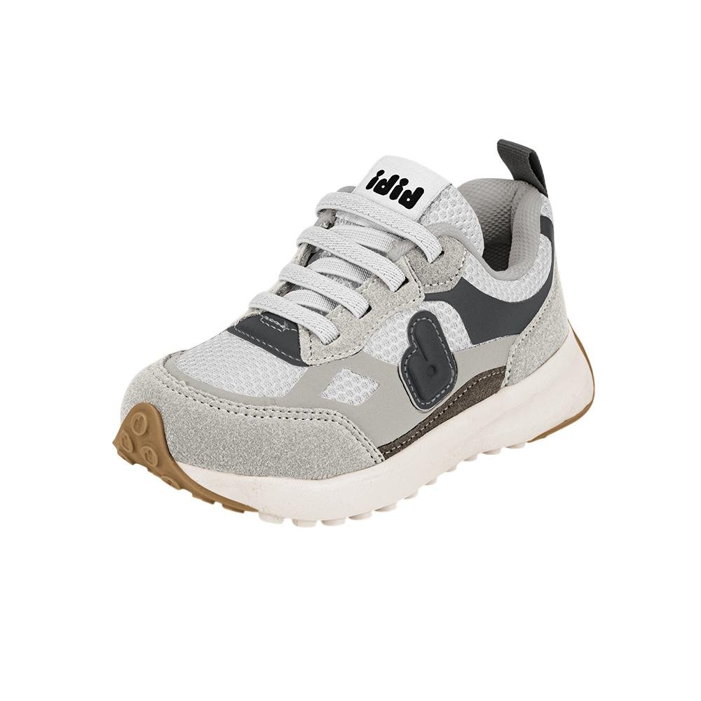 TENIS BIBI JOGGING REF 1236 MENINO Branco/Cinza 2