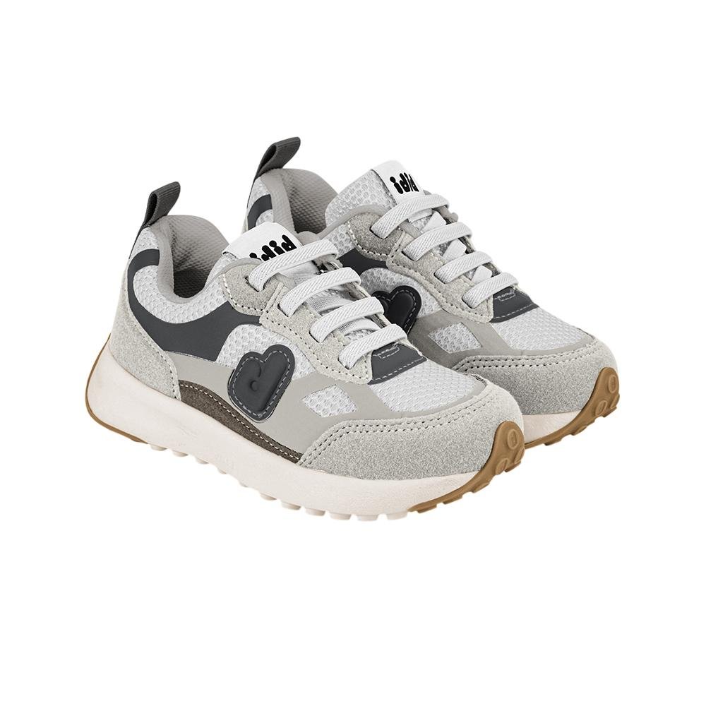 TENIS BIBI JOGGING REF 1236 MENINO Branco/Cinza 3