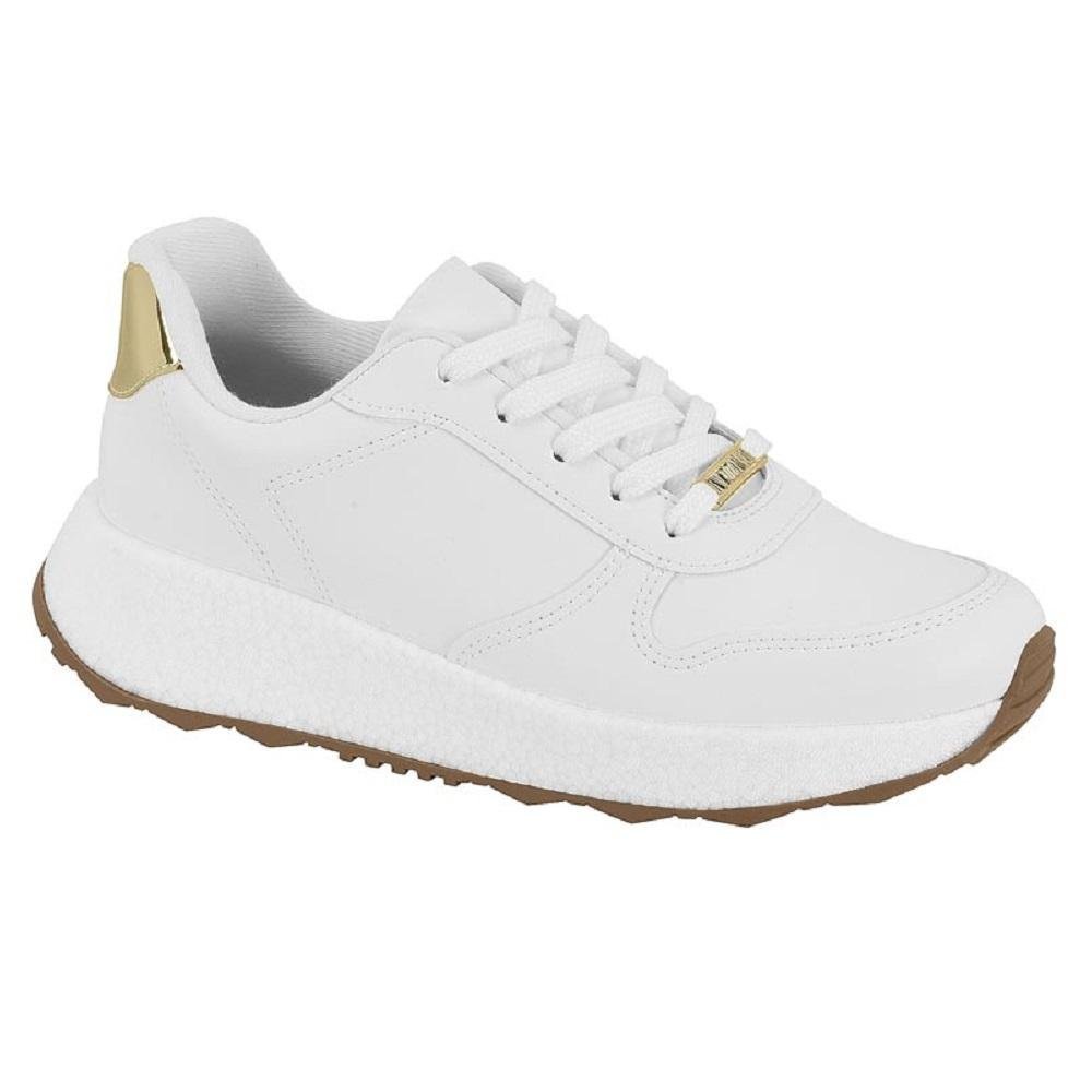 TENIS VIZZANO CASUAL REF 1452.100.12553 FEMININO Branco/Dourado 3