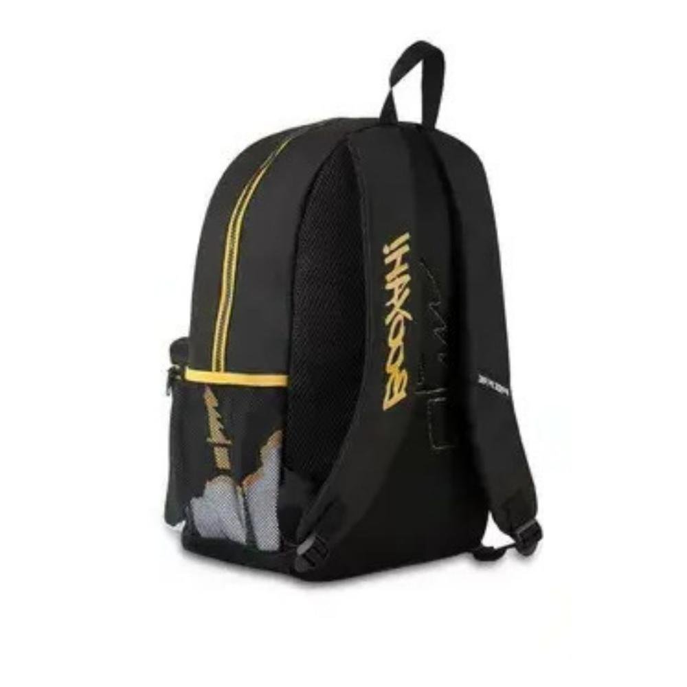 MOCHILA FREE FIRE DE COSTAS 17,5 REF FR2487 Preto/Amarelo 2
