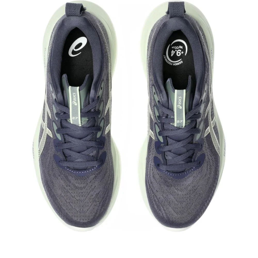 TENIS ASICS GEL-CUMULUS 27 FEMININO Azul/Amarelo 4