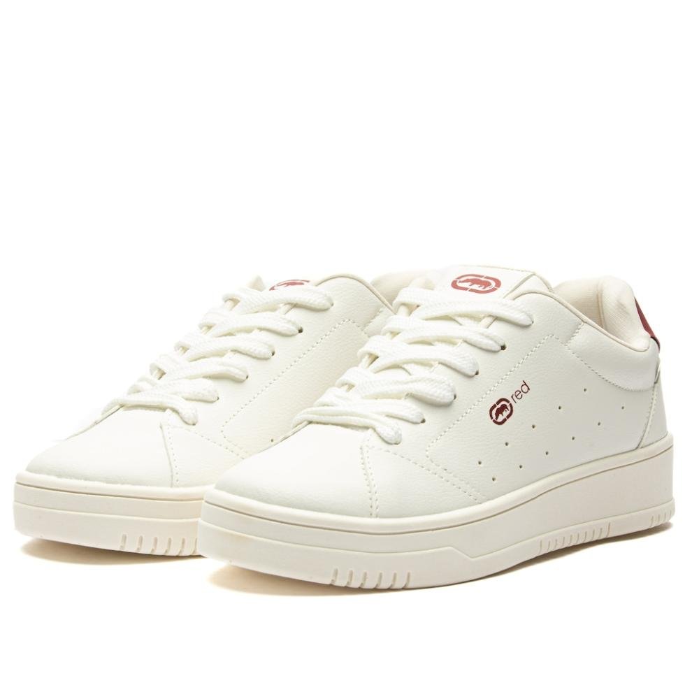 TENIS ECKO ATLANTA REF ECATL-03 FEMININO Branco/Vermelho 3