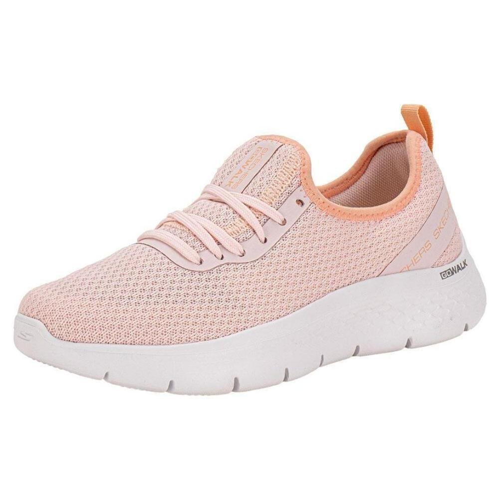 TENIS SKECHERS GO WALK FLEX - SATURN HORIZON FEMININO Salmão 3