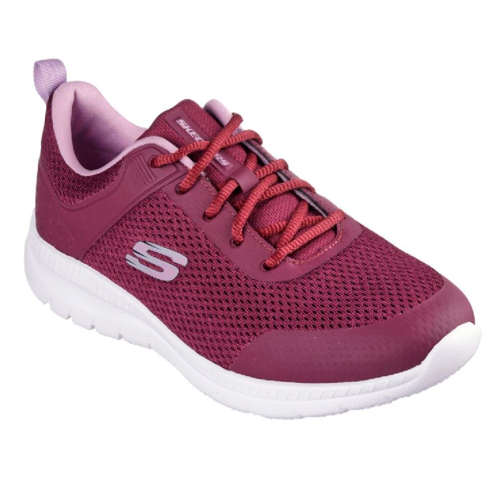 TENIS SKECHERS BOUNTIFUL FEMININO Vinho 3