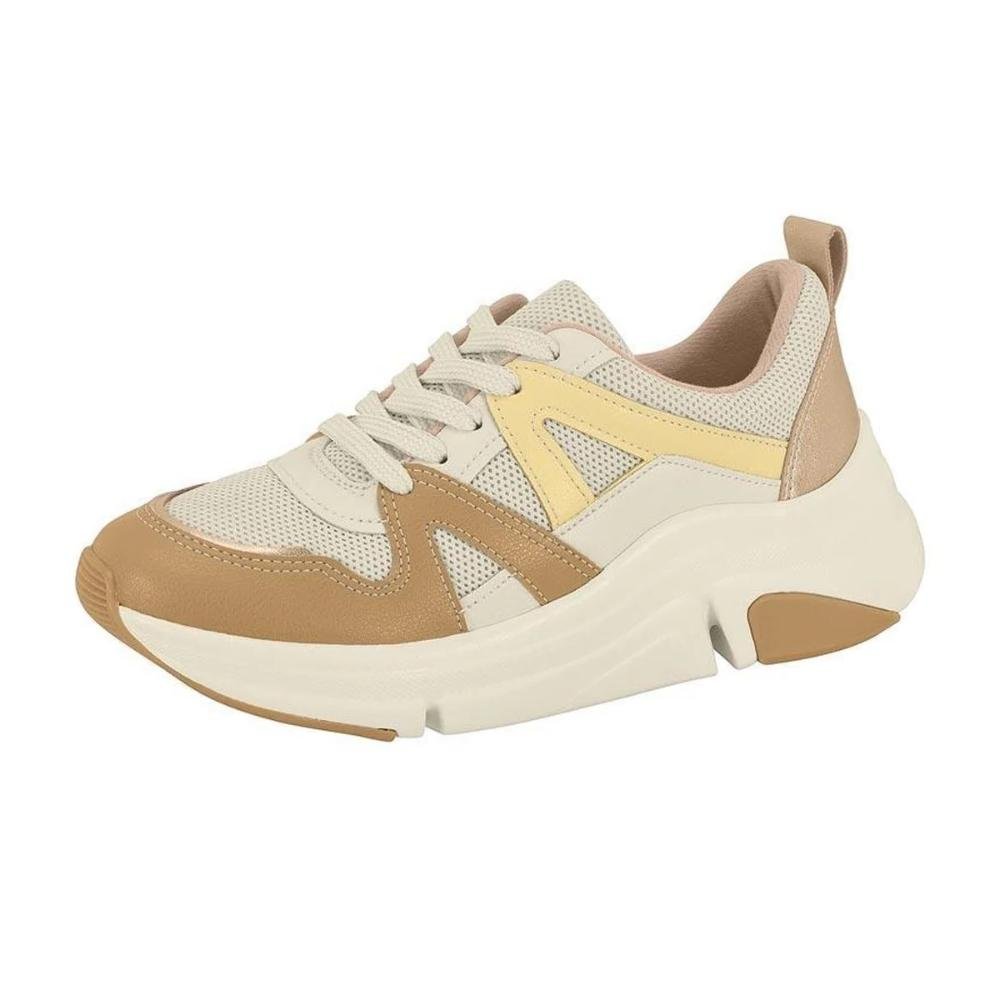 TENIS MODARE CASUAL REF 7401.102.30408 FEMININO Off White/Bege 2