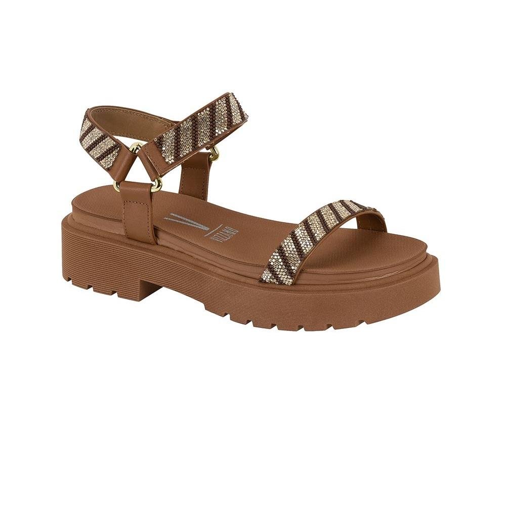 SANDALIA VIZZANO PLATAFORMA STRASS REF 6499.103.27030 Bege 3