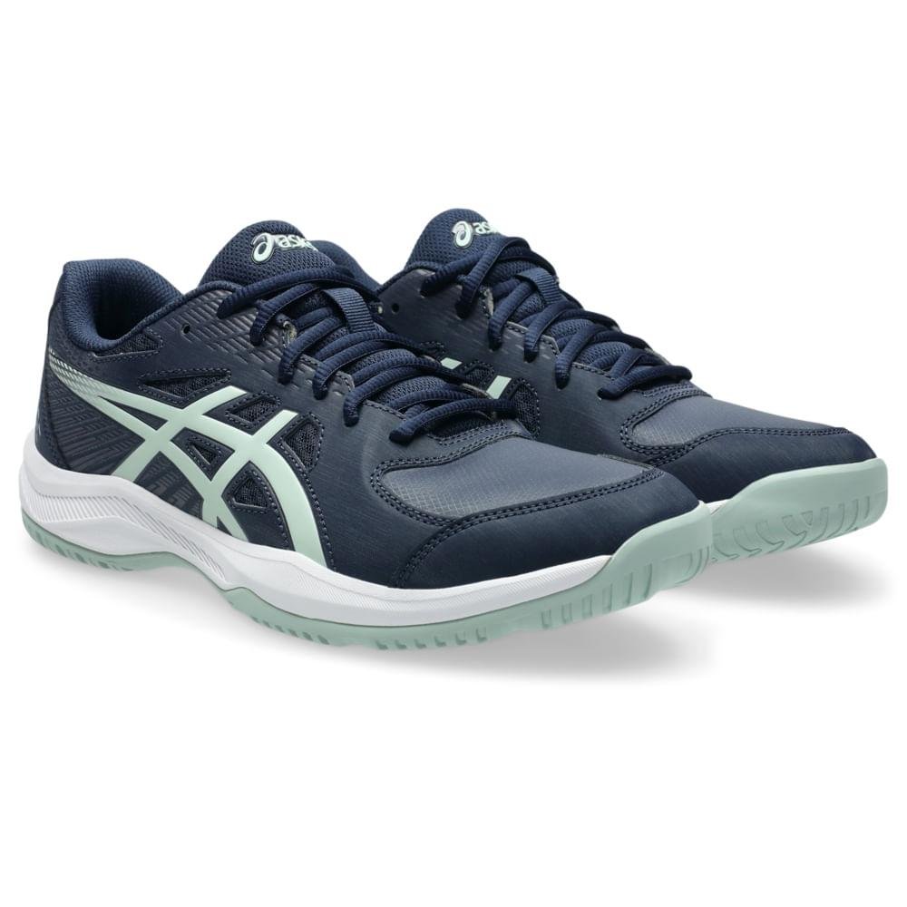 TENIS ASICS COURT SLIDE 4 MASCULINO Azul/Verde 3