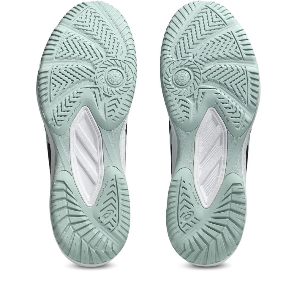 TENIS ASICS COURT SLIDE 4 MASCULINO Azul/Verde 5