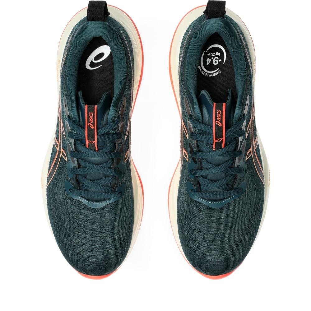 TENIS ASICS GEL-CUMULUS 27 MASCULINO Verde/Rosa 4