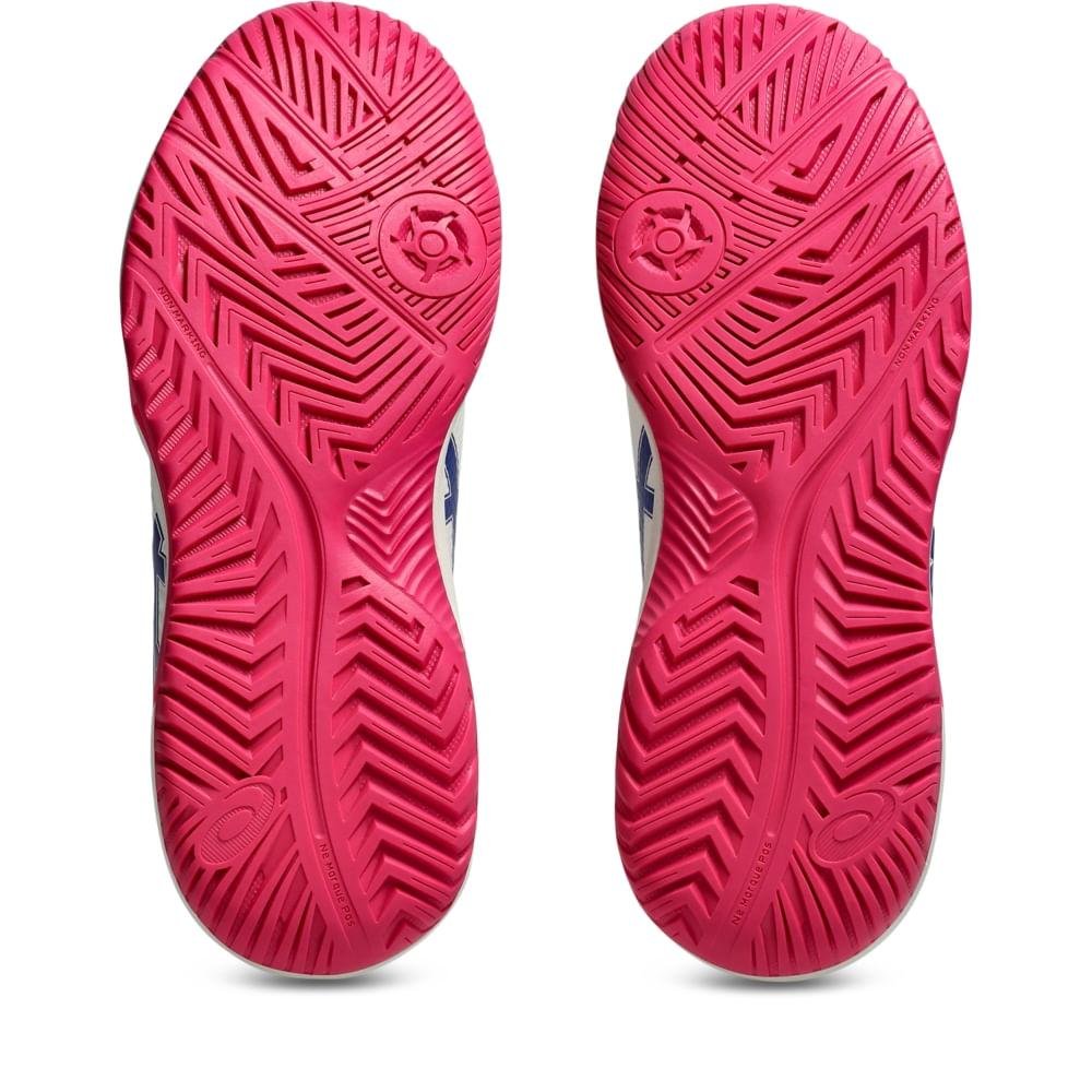 TENIS ASICS GEL-DEDICATE 8 CLAY SAIBRO FEMININO Branco/Azul 5