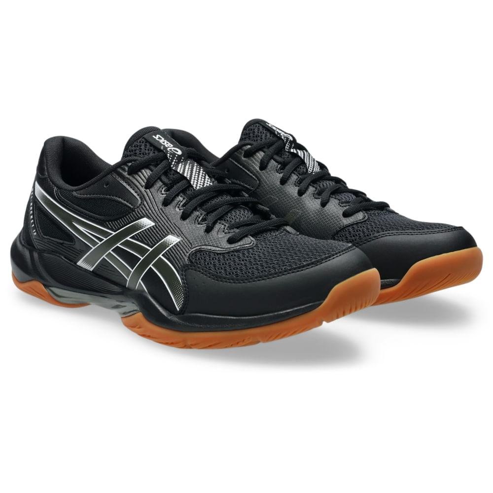 TENIS ASICS GEL-ROCKET 12 MASCULINO Preto/Cinza 3
