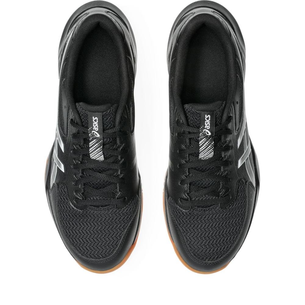 TENIS ASICS GEL-ROCKET 12 MASCULINO Preto/Cinza 4