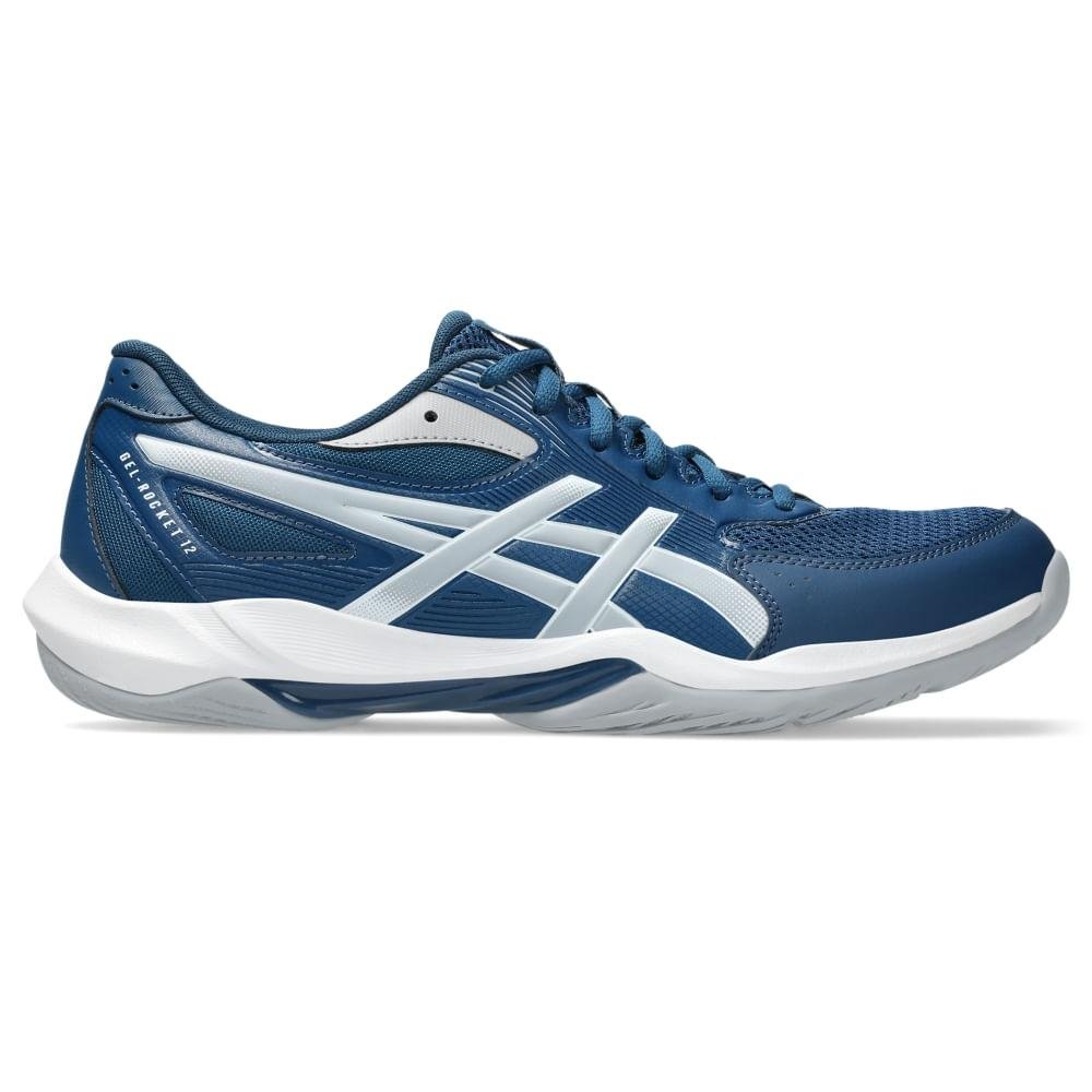 TENIS ASICS GEL-ROCKET 12 MASCULINO Azul/Cinza