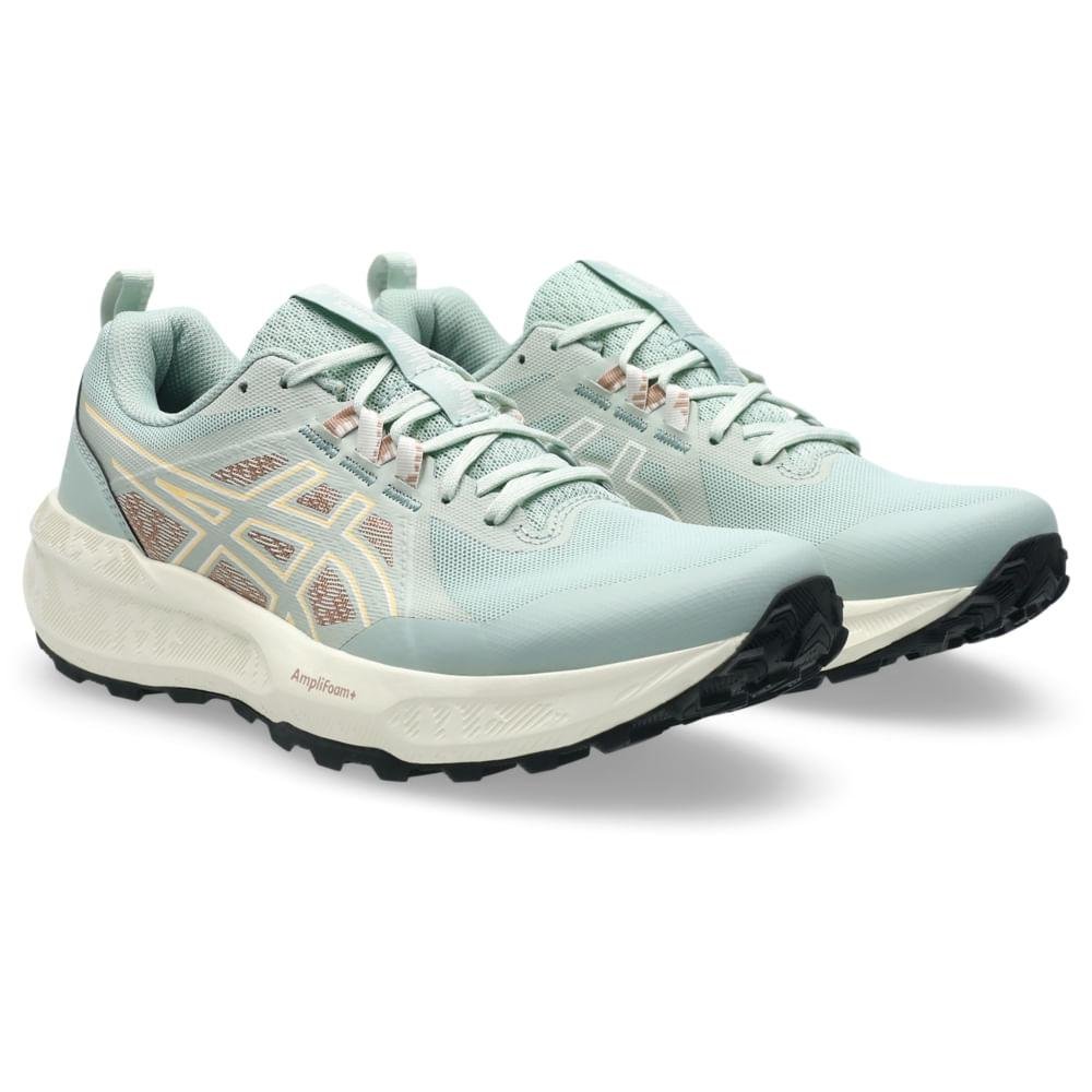 TENIS ASICS GEL-SONOMA 8 FEMININO Verde/Laranja 3